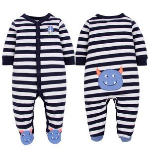 Carter’s Baby Boy Monster Theme Footie Sle…